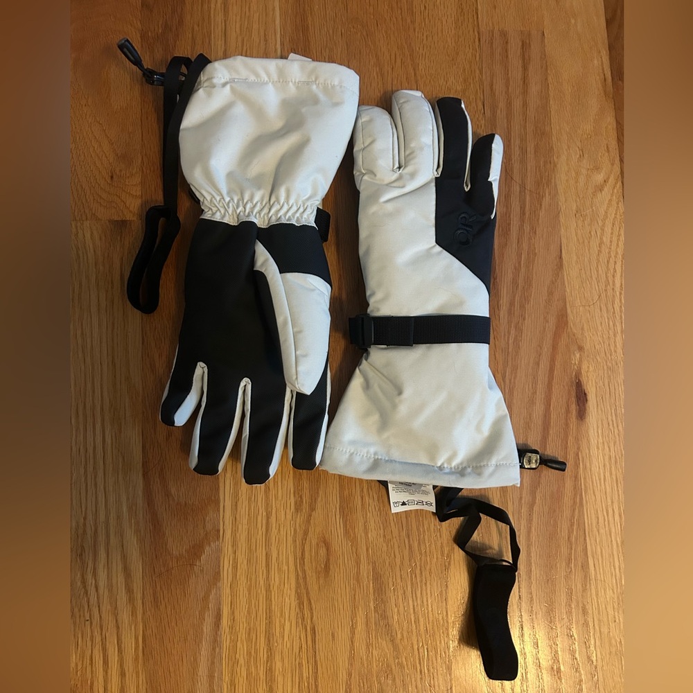 Outdoor Research Women’s Adrenaline Black and White Gloves - Large